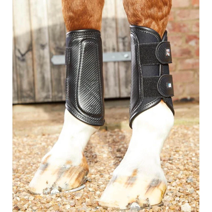 Premier Equine Carbon Air-Tech Double Locking Brushing Boots 1 Premier Equine Carbon Air-Tech Double Locking Brushing Boots