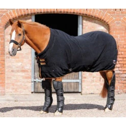 Premier Equine Buster Fleece Cooler Rug - Continental Edition -Equestrian Supply Store Cooler Continental Black zoomx500