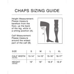 Premier Equine Lexaria Leather Half Chaps -Equestrian Supply Store SS19 Chaps Size Guide a00a54dd 5309 4180 a736 8346b399fcf6