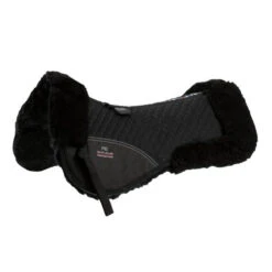 Premier Equine Merino Wool Half Pad -Equestrian Supply Store SS19 Merino Wool Half Pad Black with Black Main Image RGB 72 big
