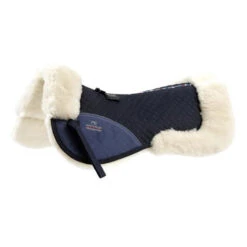 Premier Equine Merino Wool Half Pad -Equestrian Supply Store SS19 Merino Wool Half Pad Navy with Natural Main Image RGB 72 big