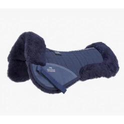 Premier Equine Merino Wool Half Pad -Equestrian Supply Store SS21 Merino Wool Half Pad Navy with Navy Wool Main Image 72 RGB big