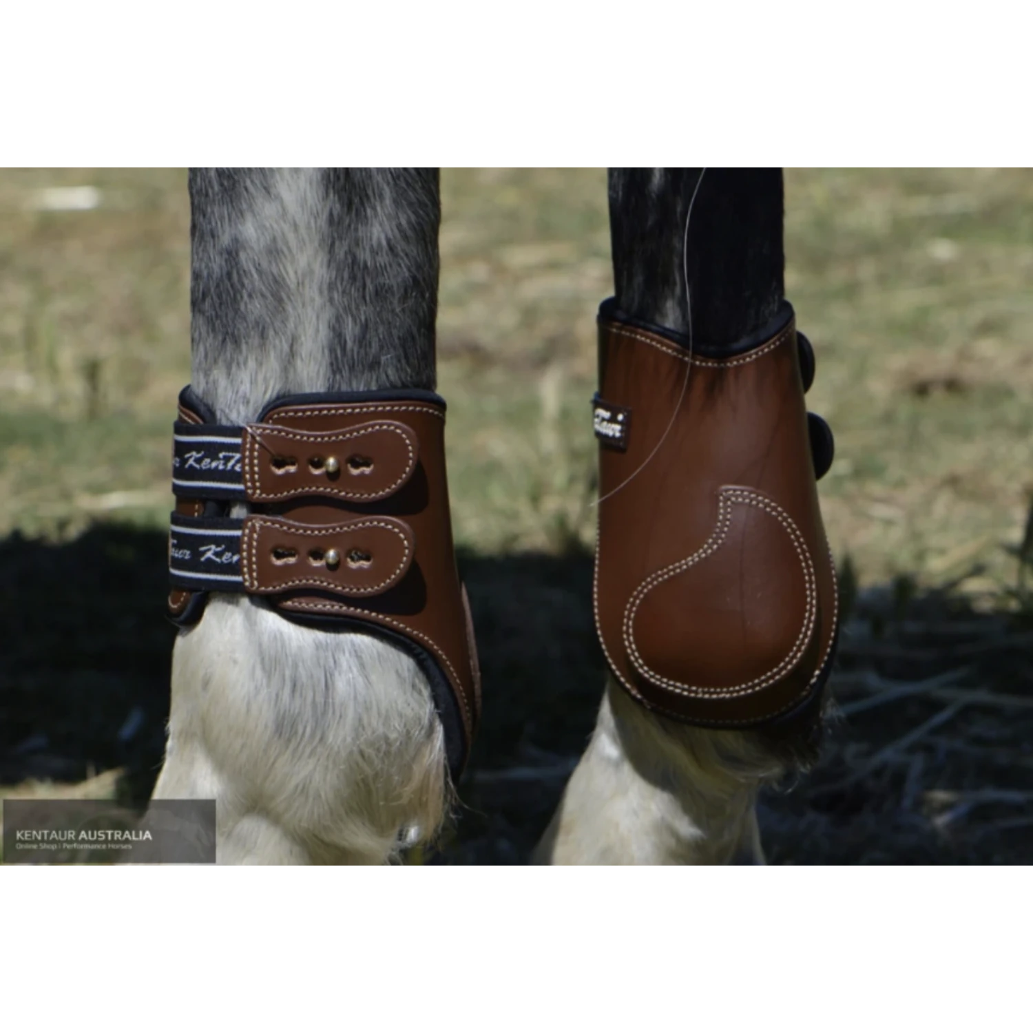 A Kentaur 'Roma' Leather Hind Boots 1 A Kentaur 'Roma' Leather Hind Boots