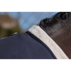 Lemieux Four Seasons Rug -Equestrian Supply Store Teddy Full Set Flat Navy No Head Collar 03