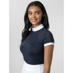 LeMieux Olivia Short Sleeve Show Shirt -Equestrian Supply Store a2i1719 hr