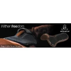 Acavallo Wither-Free Hexagonal Gel Memory Foam Pad -Equestrian Supply Store acavallo wither free hexagonal gel memory foam pad half pad 3