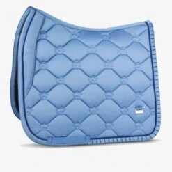PS Of Sweden Dressage Pads -Equestrian Supply Store dressage pad ruffle light blue 1