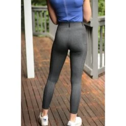 HLH Equestrian Apparel Schooling Leggings In Marle Coal -Equestrian Supply Store image 1080x 9e0d550f c996 434a 89dc 696e959caf02