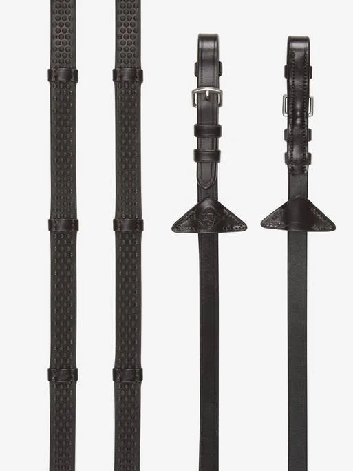 LeMieux Soft Rubber Reins With Stoppers 3 LeMieux Soft Rubber Reins With Stoppers - Image 3