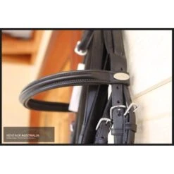 Kentaur 'Classic' Bridle With Rubber Reins -Equestrian Supply Store kentaur classic bridle with rubber reins bridle 3