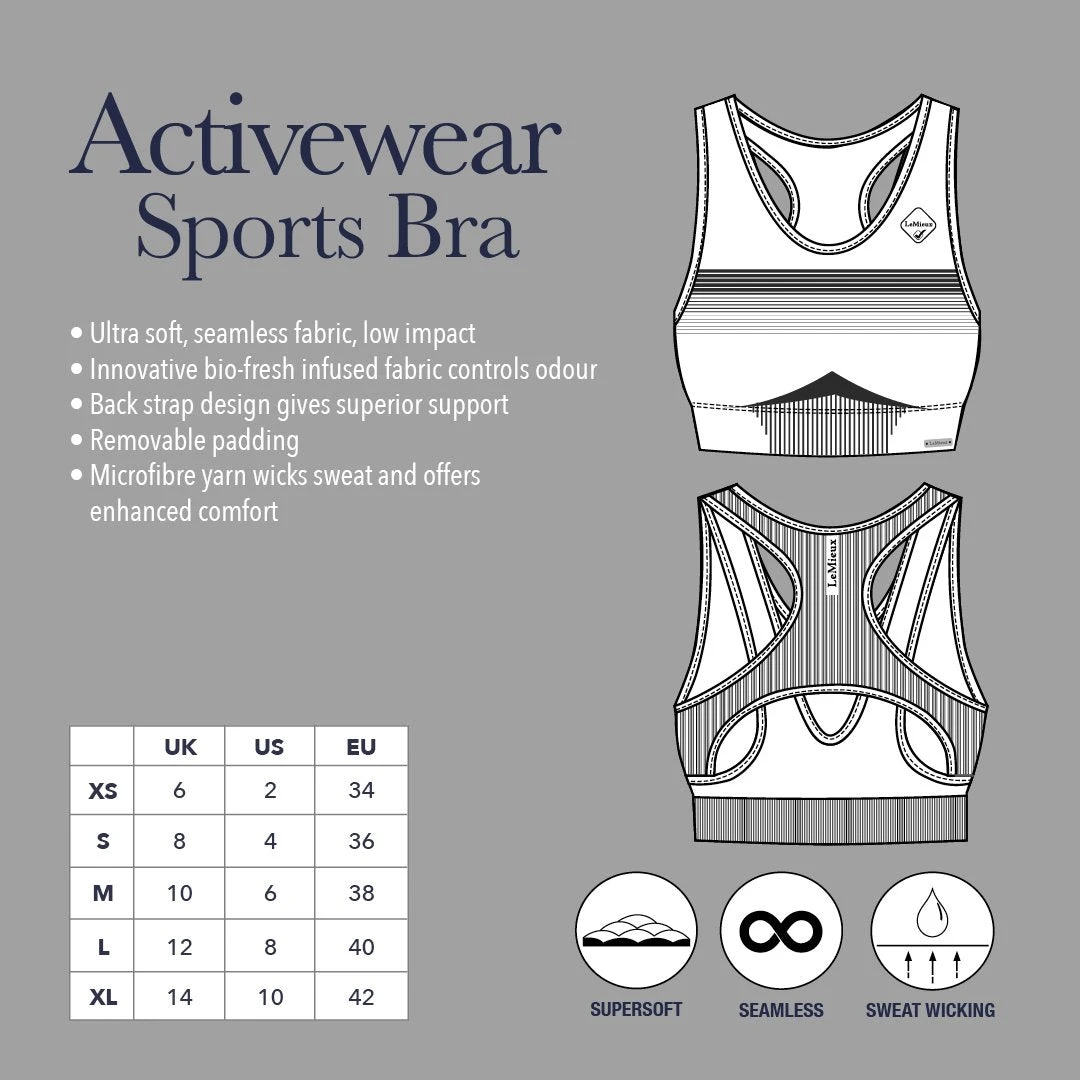 LeMieux Activewear Sports Bra 13 LeMieux Activewear Sports Bra - Image 13