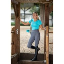 LeMieux Activewear Summer Pull On Breeches -Equestrian Supply Store lemieux activewear summer pull on breeches breeches 3