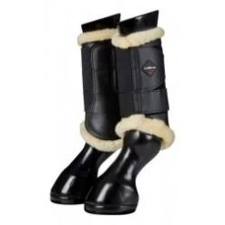 LeMieux Fleece Lined Brushing Boots -Equestrian Supply Store lemieux fleece lined brushing boots boot 4