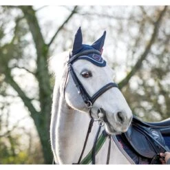 LeMieux Junior Pro Fly Hood -Equestrian Supply Store lemieux junior pro fly hood fly hood 3