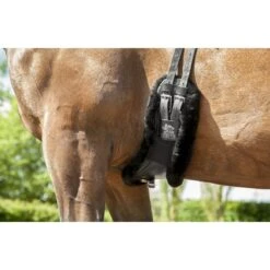 LeMieux Lambswool Anatomic Girth Cover -Equestrian Supply Store lemieux lambswool anatomic girth cover girth cover 5