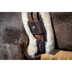 LeMieux Lambswool Anatomic Girth Cover -Equestrian Supply Store lemieux lambswool anatomic girth cover girth cover 6