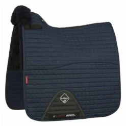 LeMieux Merino+ Half Lined Dressage Square -Equestrian Supply Store lemieux merino half lined dressage squares saddleblanket 4