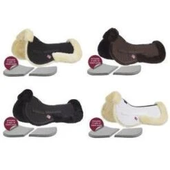 LeMieux Pro-Sorb Lambskin 4 Pocket Half Pad *Discontinued* -Equestrian Supply Store lemieux pro sorb lambskin half pad half pad 4