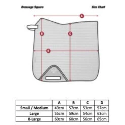 LeMieux ProSorb Plain Dressage Square -Equestrian Supply Store lemieux prosorb plain dressage square saddlepad 6
