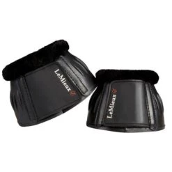 LeMieux Fleece Edge Rubber W Velcro Bell Boots