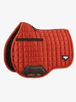 LeMieux Loire Classic GP Square -Equestrian Supply Store lm aw22 saddlepad loiregp sienna hr