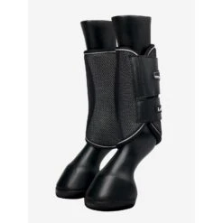 LeMieux Carbon Mesh Wrap Boots 34 LeMieux Carbon Mesh Wrap Boots -Equestrian Supply Store lm carbonmesh wrapboot black hr 5