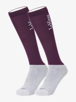 LeMieux Competition Socks -Equestrian Supply Store lm competitionsock fig hr 1 double