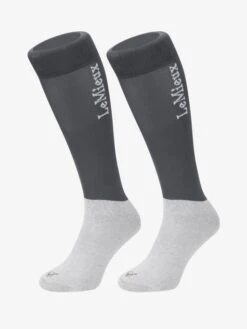 LeMieux Competition Socks -Equestrian Supply Store lm competitionsocks grey