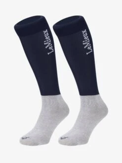LeMieux Competition Socks -Equestrian Supply Store lm competitionsocks navy
