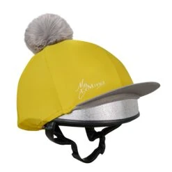 LeMieux Helmet Silks -Equestrian Supply Store lm hatsilk dijon2 hr