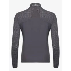 LeMieux Twilight Collection Laser Cut Longsleeve Base Layer -Equestrian Supply Store lm lasercutlongsleeve grey4 hr
