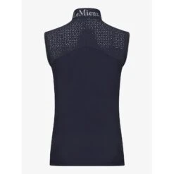 LeMieux Twilight Collection Laser Cut Sleeveless Base Layer -Equestrian Supply Store lm lasercutsleeveless navy4 hr