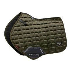LeMieux Loire Classic Close Contact Square 35 LeMieux Loire Classic Close Contact Square -Equestrian Supply Store lm loireclassic cc oakgreen hr