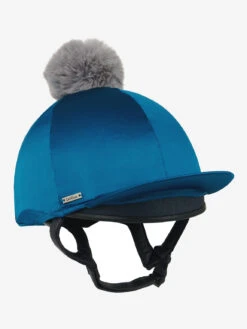 LeMieux Loire Hat Silk 13 LeMieux Loire Hat Silk -Equestrian Supply Store lm luxuryhatsilk marine hr 3 2