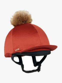 LeMieux Loire Hat Silk 15 LeMieux Loire Hat Silk -Equestrian Supply Store lm luxuryhatsilk sienna hr 3 2