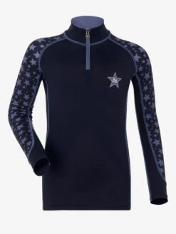 LeMieux Mini Base Layer -Equestrian Supply Store lm minibaselayer indigo1 hr