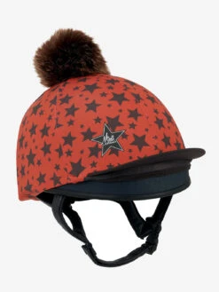 LeMieux Mini Hat Silk -Equestrian Supply Store lm minihatsilk sienna hr 2 2