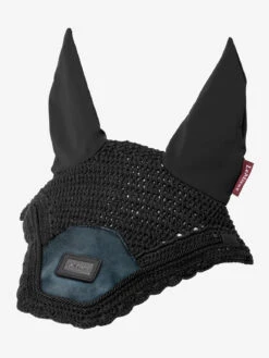LeMieux Rhone Fly Hood -Equestrian Supply Store lm rhoneflyhood petrolblue hr