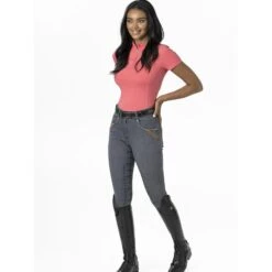 LeMieux Activewear Short Sleeve Base Layer 34 LeMieux Activewear Short Sleeve Base Layer -Equestrian Supply Store lm shortsleevebaselayer papaya1 hr 1