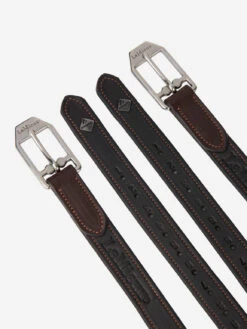 LeMieux Vector Stirrup Leathers -Equestrian Supply Store lm stirrupleather brown hr 4 copy