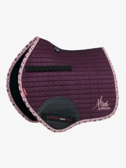 LeMieux Mini Saddle Pads -Equestrian Supply Store lm suede minijump fig hr