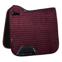 LeMieux Suede Dressage Square -Equestrian Supply Store lm suededressage rioja hr