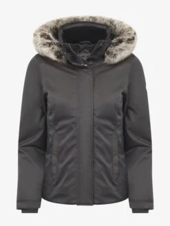 LeMieux Waterproof Short Coat -Equestrian Supply Store lm waterproofshortcoat grey1 hr