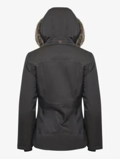 LeMieux Waterproof Short Coat -Equestrian Supply Store lm waterproofshortcoat grey4 hr