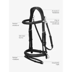 LeMieux Kudos Work Bridle -Equestrian Supply Store website bride features work